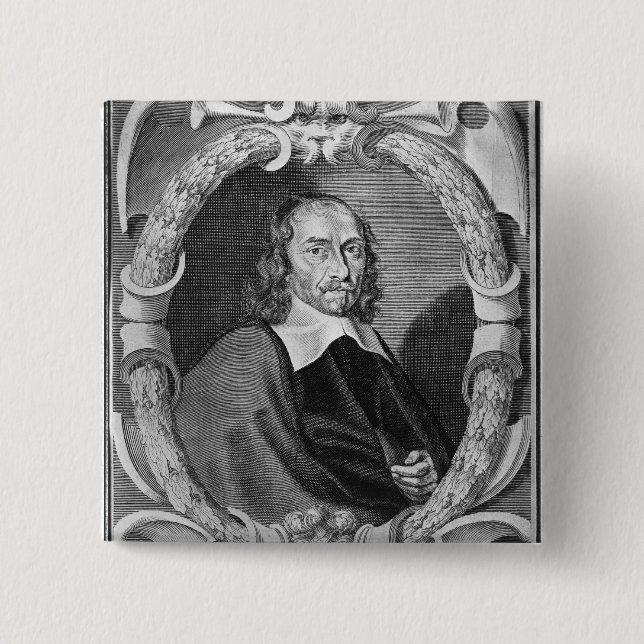 Chapa Cuadrada Pierre Corneille 1643 (Anverso)