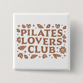 Chapa Cuadrada Pilates lovers club boho floral aesthetic