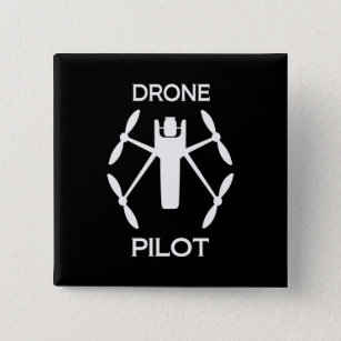 Chapa Cuadrada Piloto de drones de clases