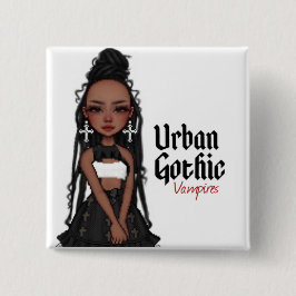 Chapa Cuadrada Pin 1 de vampiros góticos urbanos