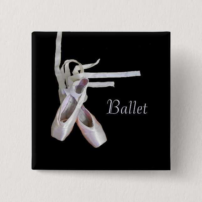 Chapa Cuadrada Pin 'Ballet' (Anverso)