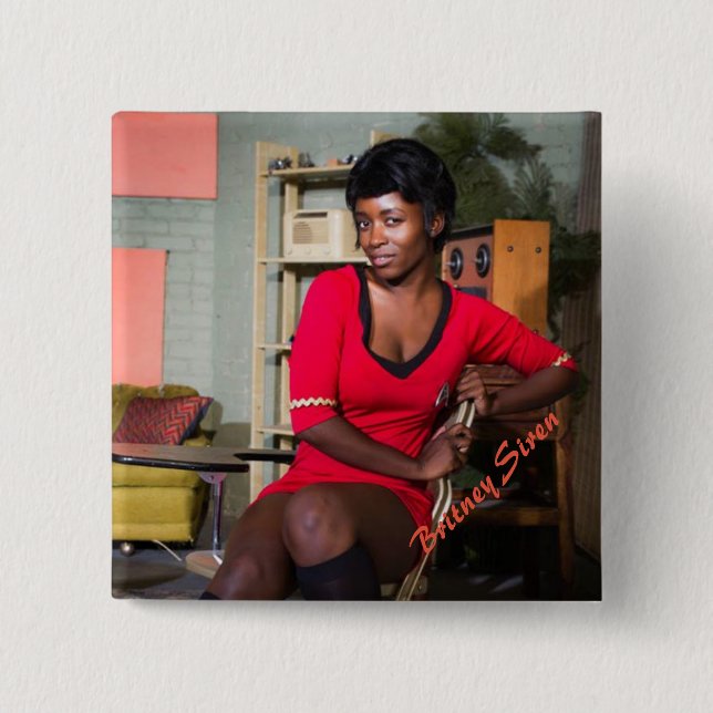 Chapa Cuadrada Pin cosplay de la flota de la estrella (Anverso)