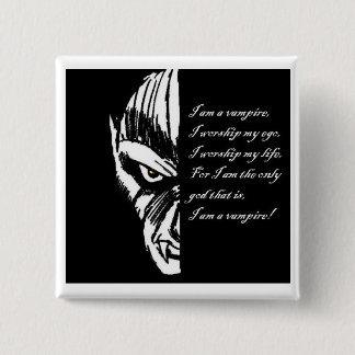 Chapa Cuadrada Pin D del juramento del vampiro+Insignia