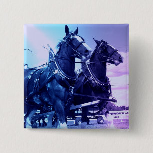 Chapa Cuadrada Pin de Clydesdale