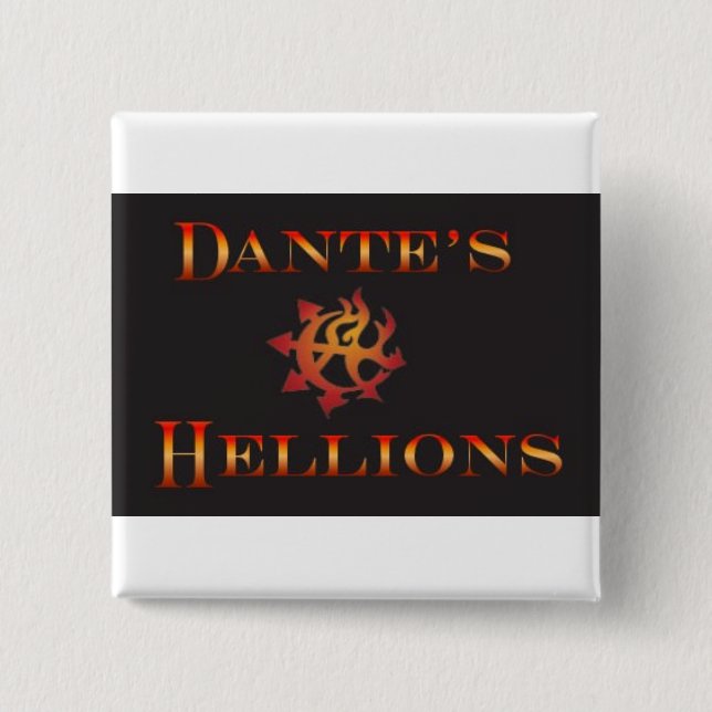 Chapa Cuadrada Pin de Dante (Anverso)