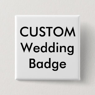 Chapa Cuadrada Pin de distintivo cuadrado de 2" para personalizad