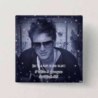 Chapa Cuadrada Pin de sensibilización sobre la epidemia de drogas