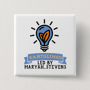 Chapa Cuadrada Pin del equipo Scrimo