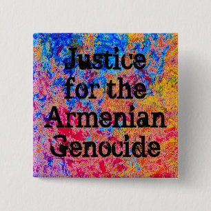 Chapa Cuadrada Pin del Genocidio Armenio
