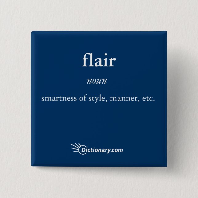 Chapa Cuadrada Pin del instinto (Anverso)