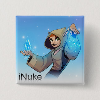 Chapa Cuadrada Pin del iNuke de las leyendas del bolsillo