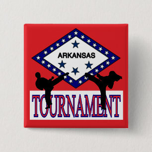 Chapa Cuadrada Pin del torneo de Arkansas
