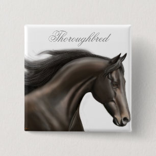 Chapa Cuadrada Pin excelente del caballo