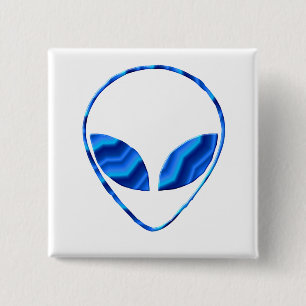Chapa Cuadrada Pin extranjero del cuadrado de Roswell