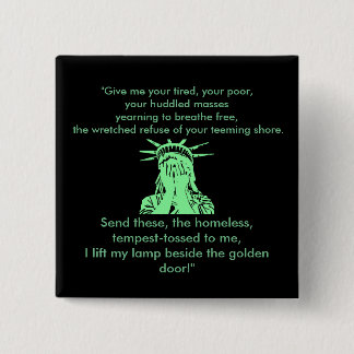 Chapa Cuadrada Pin gritador de la libertad