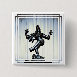 Chapa Cuadrada Pin hindú de Shiva