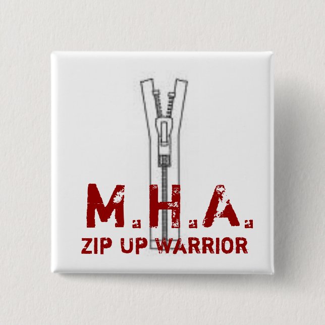 Chapa Cuadrada Pin marrón del cuadrado del ejército de la (Anverso)