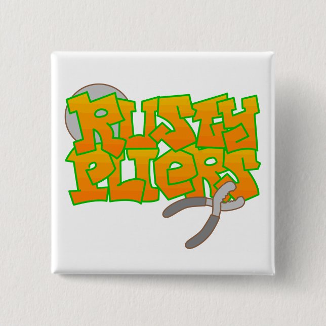 Chapa Cuadrada Pin oxidado (Anverso)