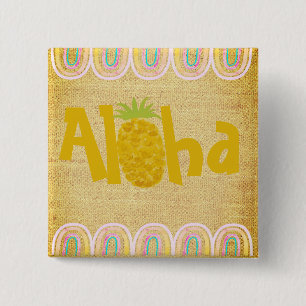 Chapa Cuadrada Piña Rustica Aloha
