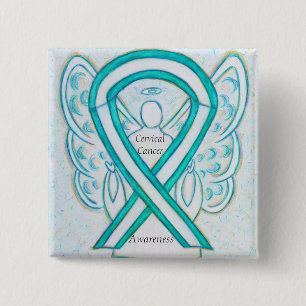Chapa Cuadrada Pins de cinta de la sensibilidad del ángel del cán