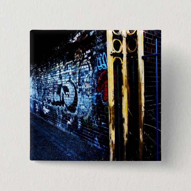 Chapa Cuadrada Pintada por noche (Anverso)