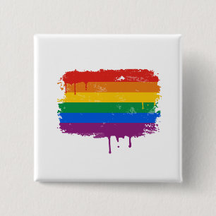 Chapa Cuadrada Pintura del arco iris