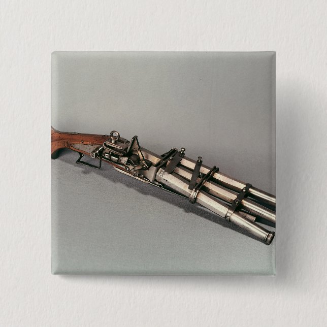 Chapa Cuadrada pistola Triple-barrelled (Anverso)