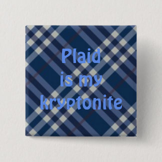 Chapa Cuadrada plaid03, tela escocesa es mykryptonite