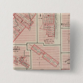 Chapa Cuadrada Plan de Charlestown con Utica, Henryville