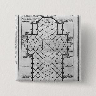 Chapa Cuadrada Plan de la catedral de Milano
