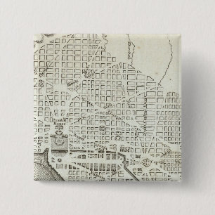 Chapa Cuadrada Plan de la ciudad de Washington