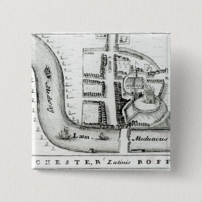 Chapa Cuadrada Plan de Rochester (Anverso)