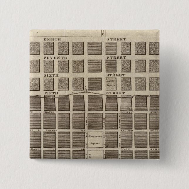 Chapa Cuadrada Plan de San Luis, Misuri (Anverso)