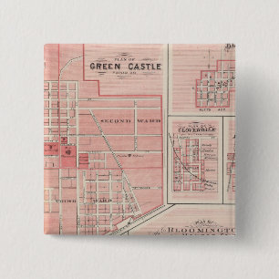 Chapa Cuadrada Plan del Castillo Verde, Putnam Co con Bloomington