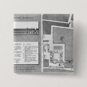 Chapa Cuadrada Plan del Port-Royal de Maternite