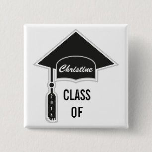 Chapa Cuadrada Plantilla de título de graduación