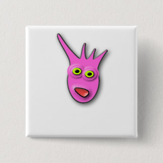 Chapa Cuadrada Plantilla en blanco cuadrada de PinkGasper