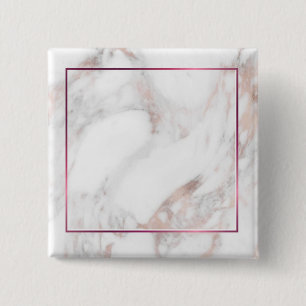 Chapa Cuadrada Plantilla en blanco Personalizado elegante de márm
