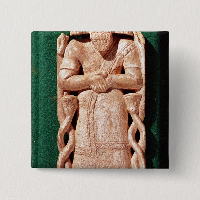 Chapa Cuadrada Plaquette de marfil de dios (Anverso)