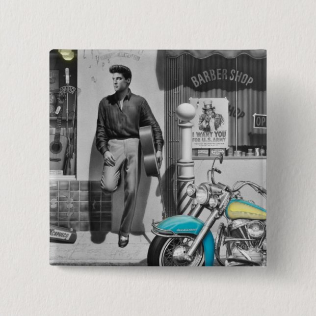 Chapa Cuadrada Plata 2 de HWY 51 (Anverso)