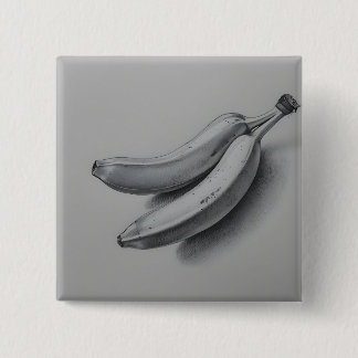 Chapa Cuadrada Plátanos exóticos en gris