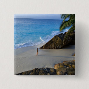 Chapa Cuadrada Playa Ansi Victorin, Isla Fregate