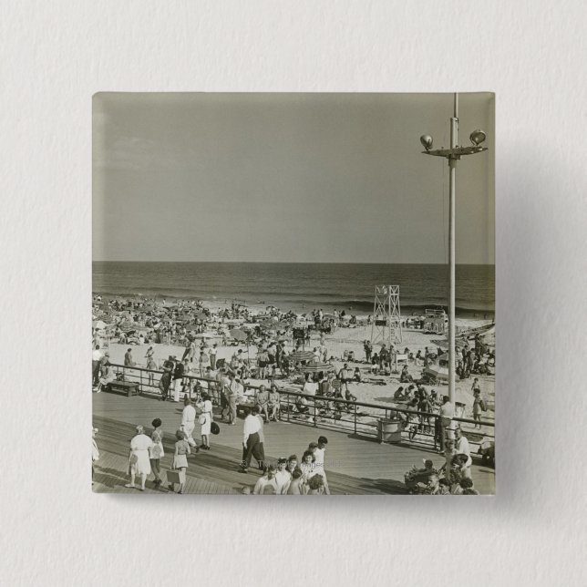 Chapa Cuadrada Playa apretada (Anverso)