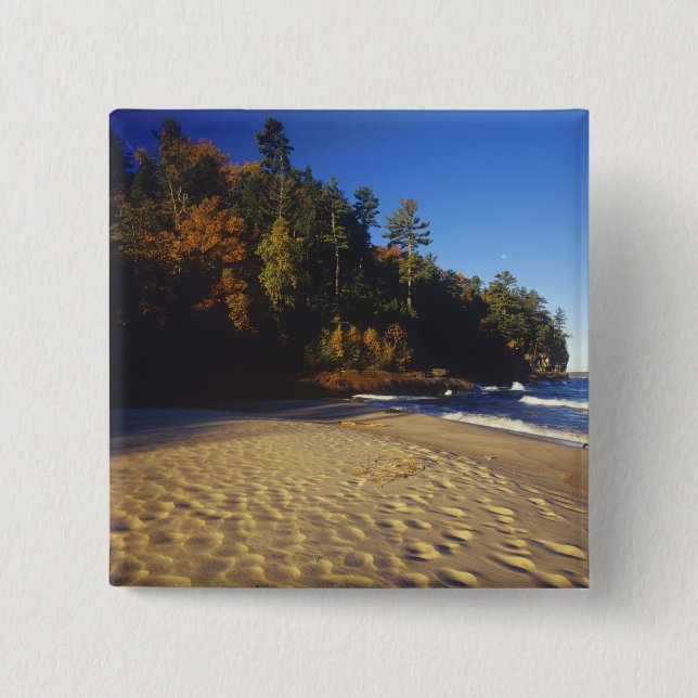 Chapa Cuadrada Playa de Miners en Pictured Rocks National (Anverso)