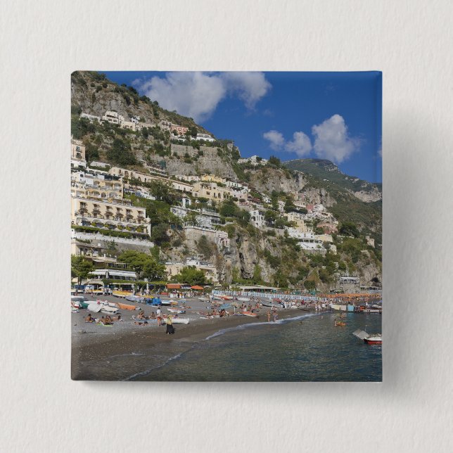 Chapa Cuadrada Playa de Positano, Campania, Italia (Anverso)