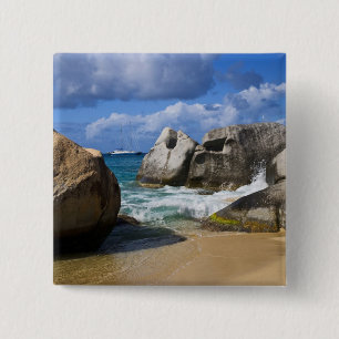 Chapa Cuadrada Playa en Virgen Gorda, Virgen Británica