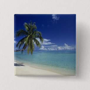 Chapa Cuadrada Playa Matira en la isla de Bora Bora,
