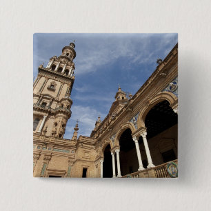 Chapa Cuadrada Plaza de España, Sevilla, Andalucía, España