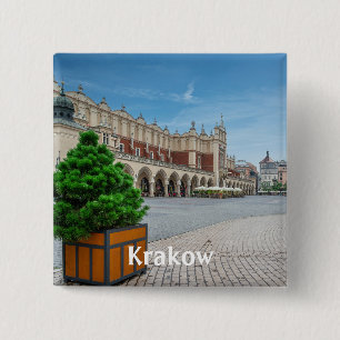 Chapa Cuadrada Plaza principal en el casco antiguo de Cracovia, P