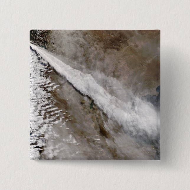 Chapa Cuadrada Pluma de la erupción del volcán Chaiten, Chile (Anverso)